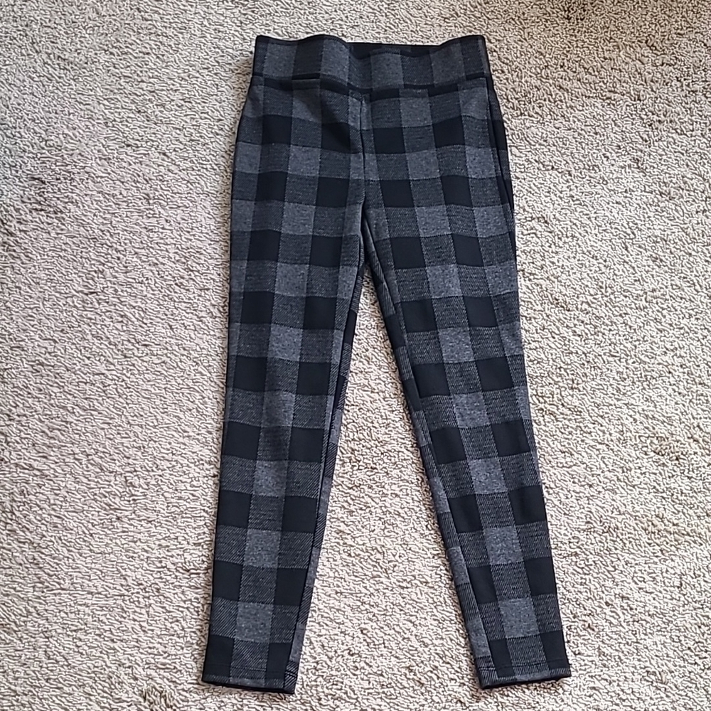 LOFT Buffalo Plaid High Waist Leggings PXXS
